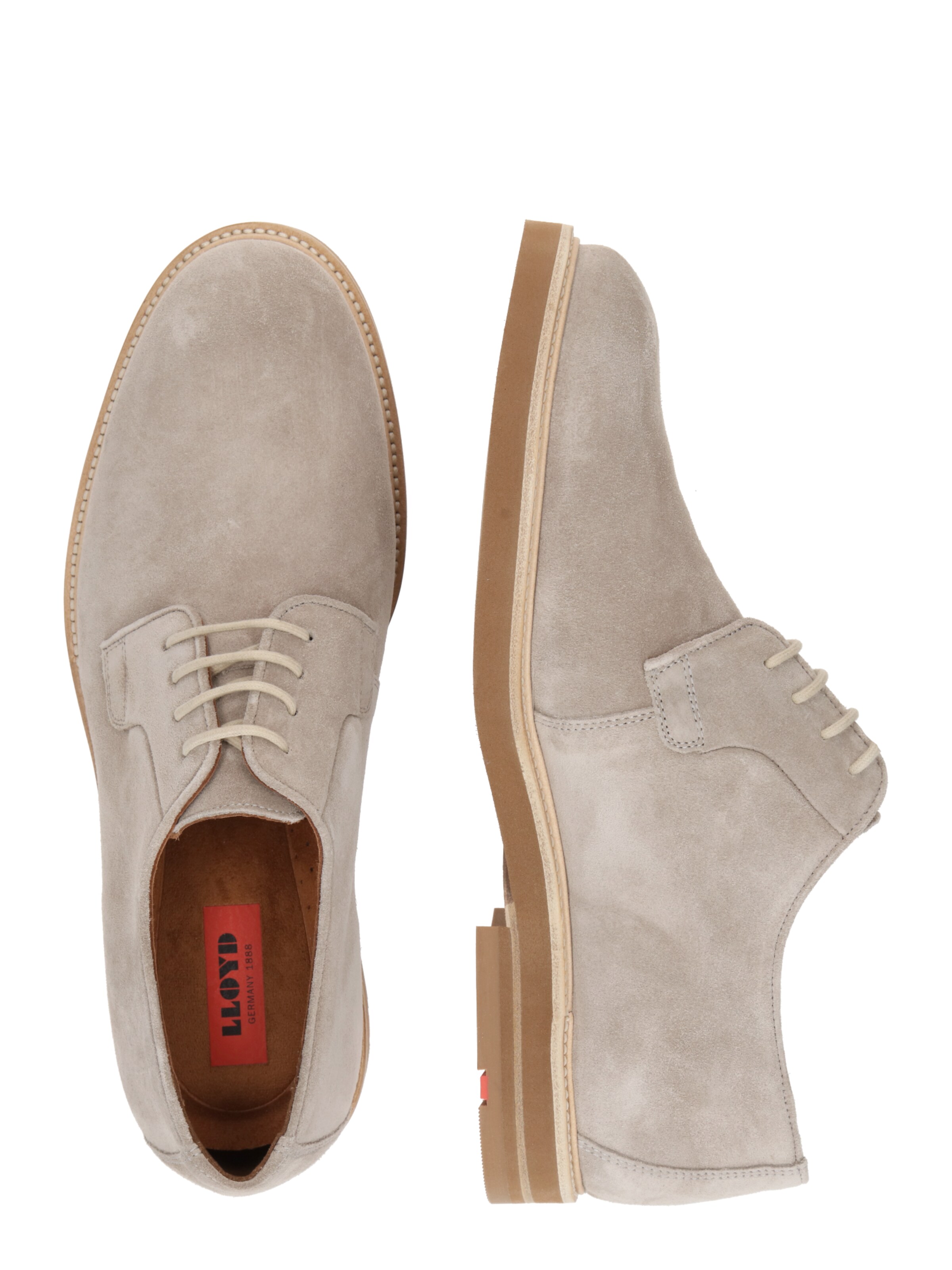 LLOYD Lace-Up Shoes 'OKAL' in Grey