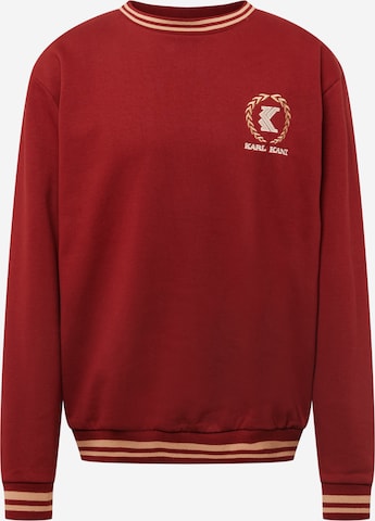 Sweat-shirt Karl Kani en rouge : devant