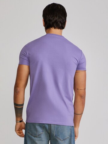 SikSilk Shirt 'Essential' in Purple