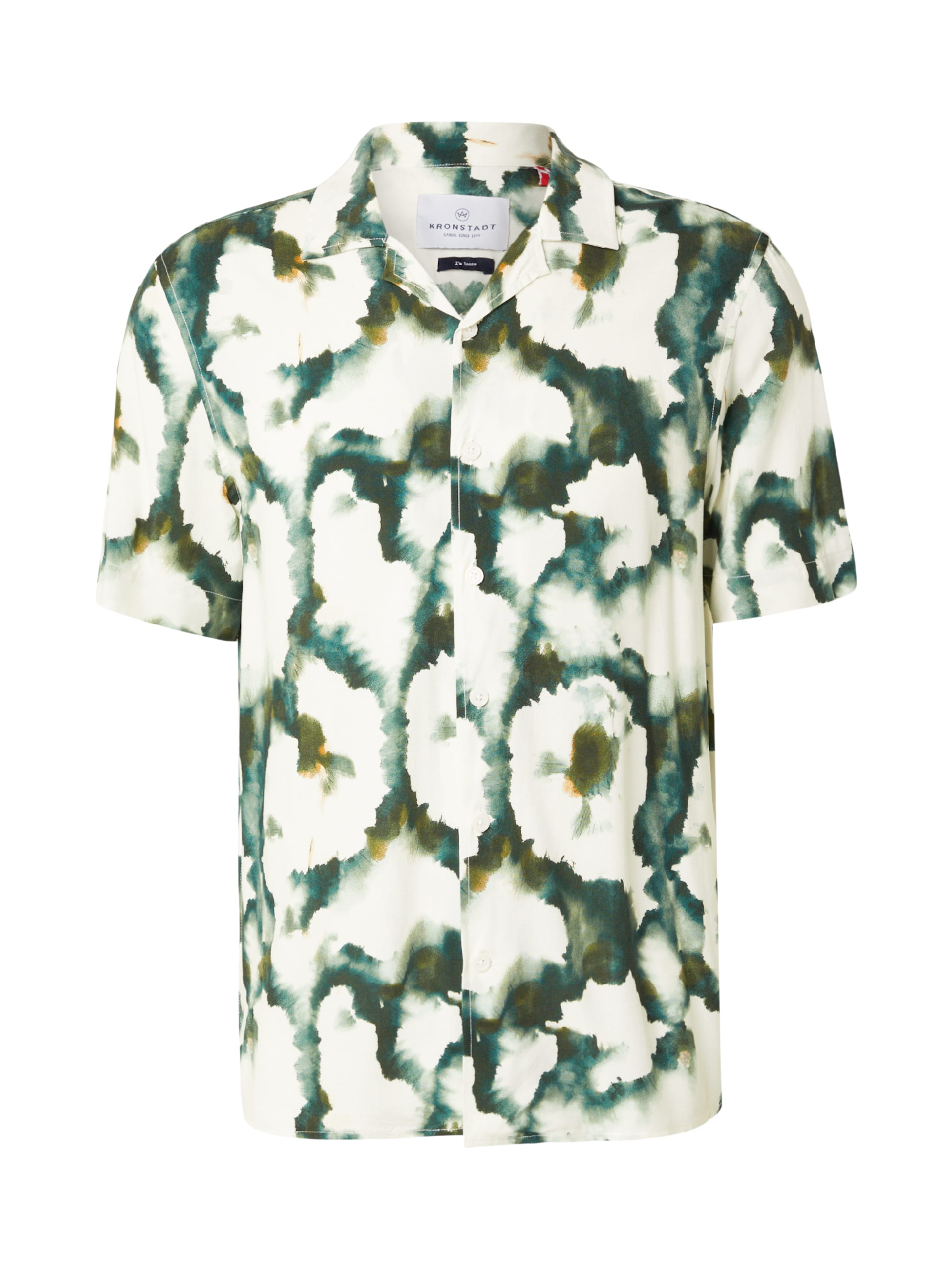 Kronstadt Regular fit Button Up Shirt 'KSBailey' in Green: front