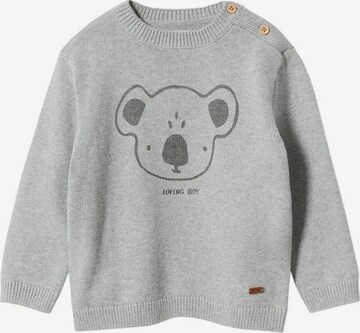 MANGO KIDS Sweater 'Koala' in Grey: front