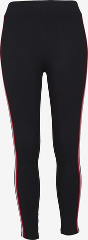 Urban Classics Skinny Leggings in Schwarz: predná strana