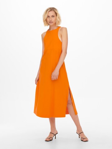 ONLY Kleid 'VIVI' in Orange