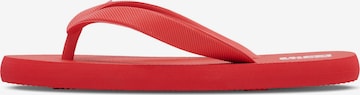 Claquettes / Tongs Hummel en rouge