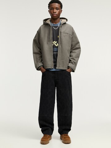 Pull&Bear Between-Season Jacket in Grey