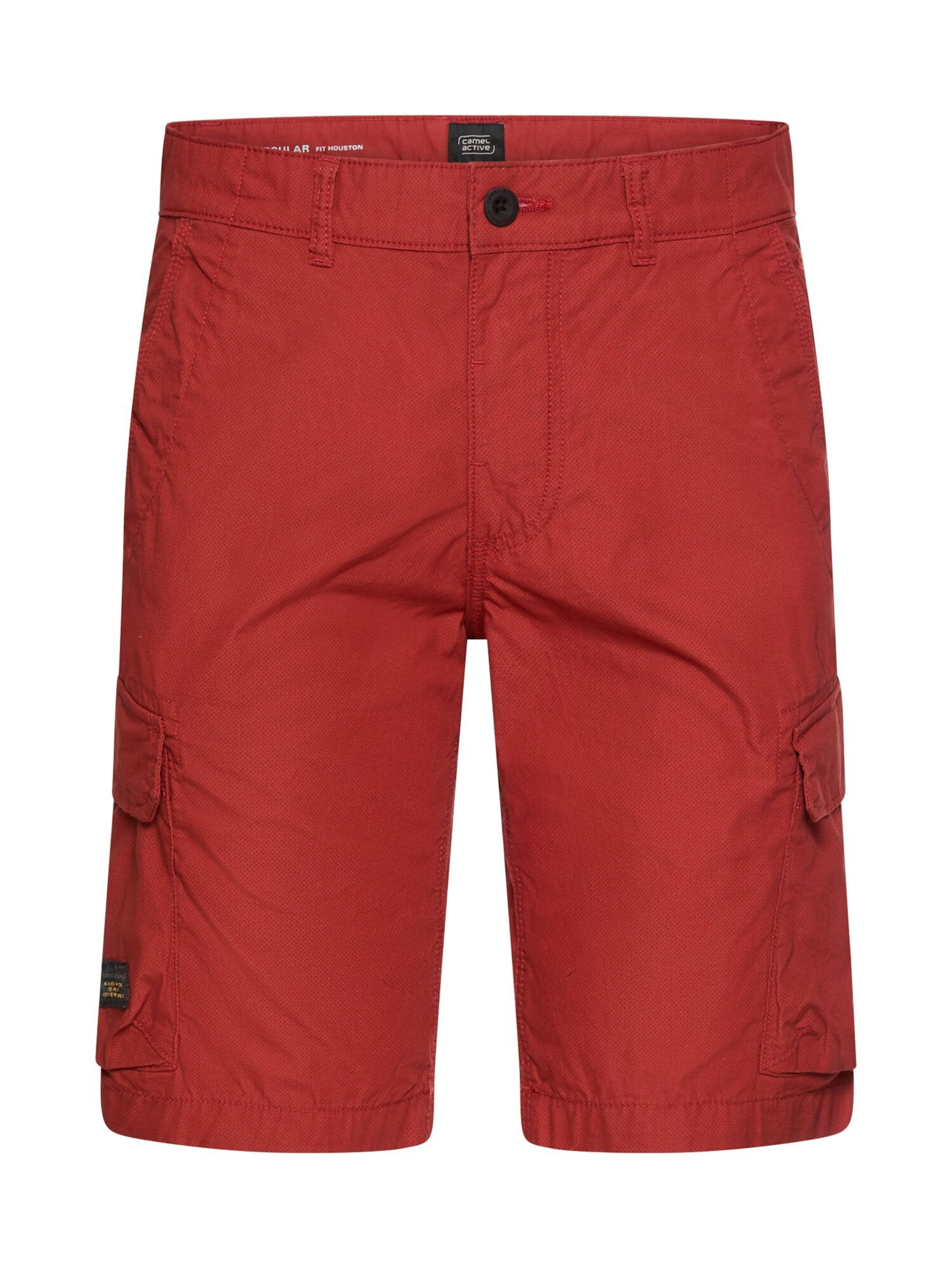 CAMEL ACTIVE Regular Cargo Pants in Red: front