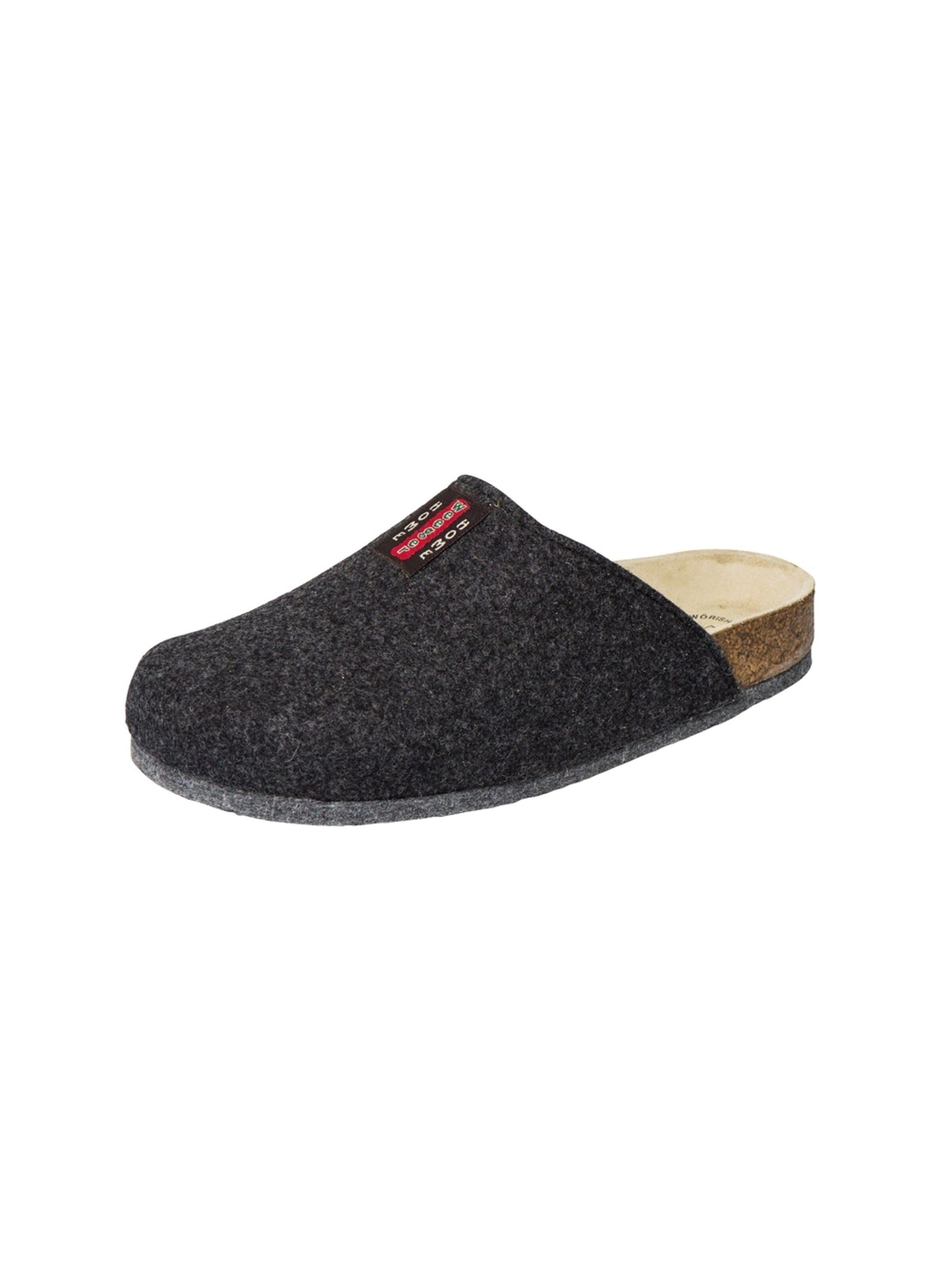 Weeger Clogs 'Hausschuh Art 48017-23' in Grey: front
