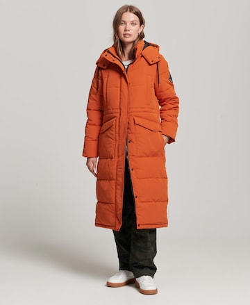 Superdry Winter Coat 'Everest' in Orange