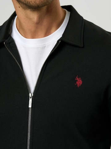 U.S. POLO ASSN. Neuletakki 'Tobey' värissä musta