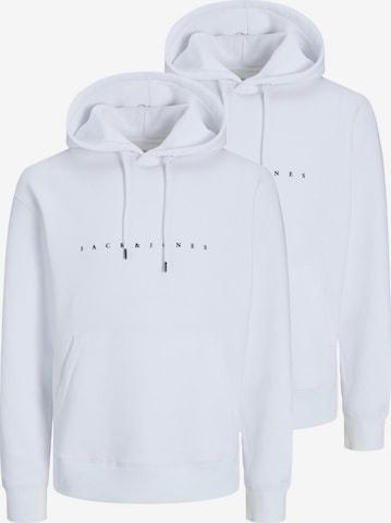 JACK & JONES Sweatshirt 'Star' in White: front