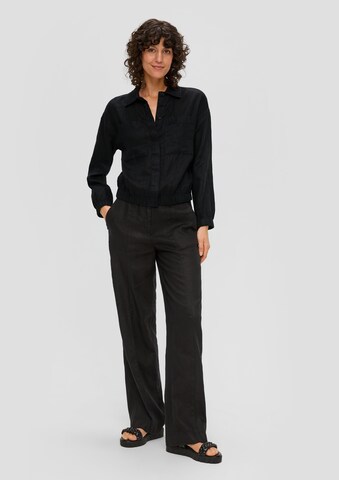 s.Oliver Blouse in Zwart