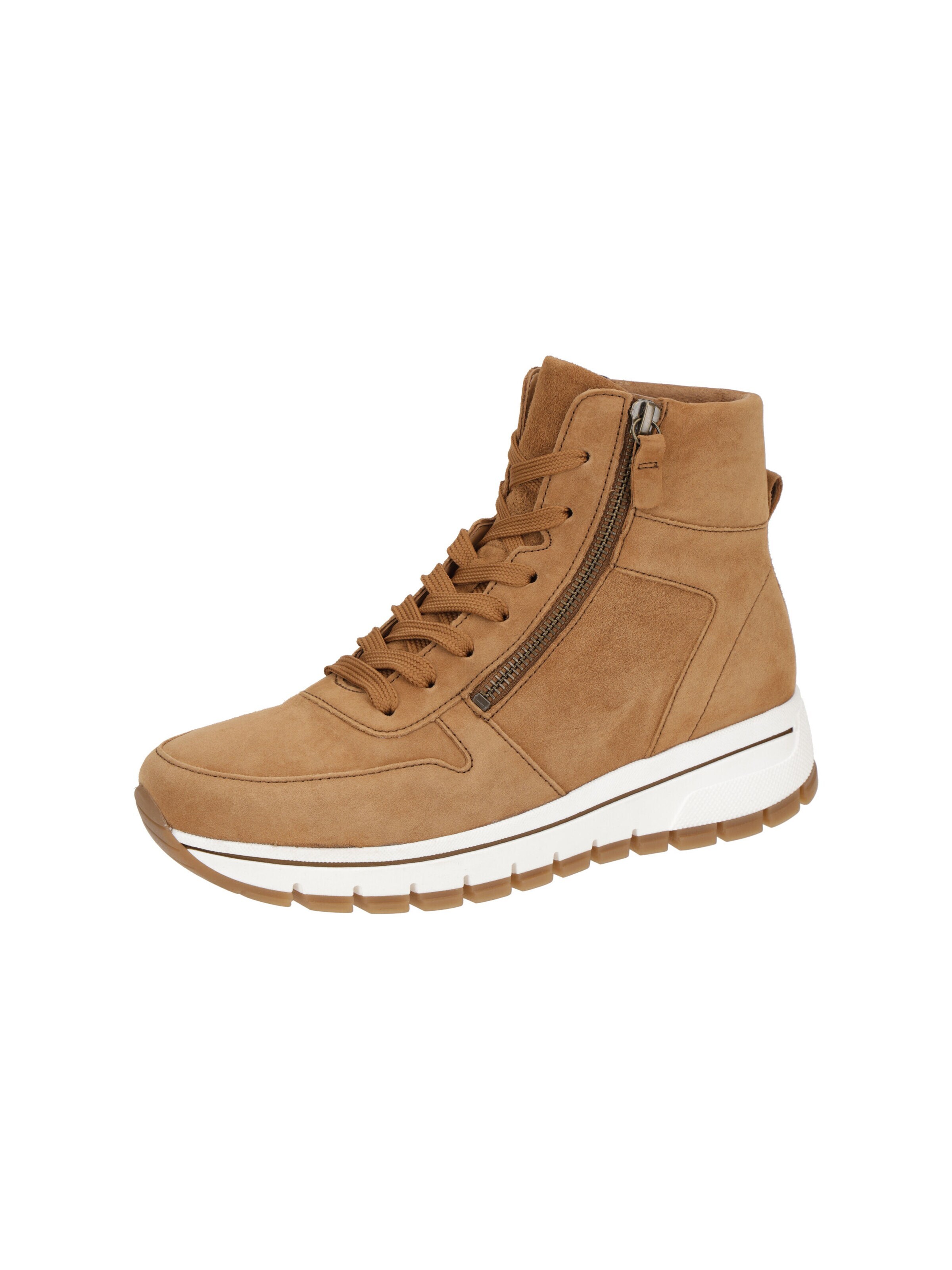 GABOR Boots 'Gabor Stiefel Mid-Sneaker hellbraun 73.551.14' in 40,5 in Brown, Item view