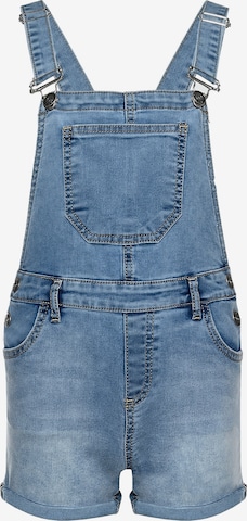 BLUE EFFECT Regular Overalls in Blue: front