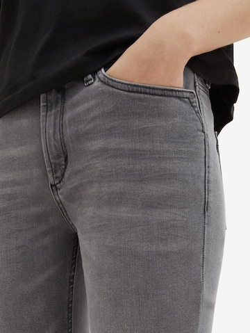 TOM TAILOR Flared Jeans 'Kate' in Grey