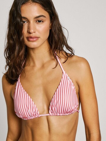 Pepe Jeans Triangel Bikinitop in Pink