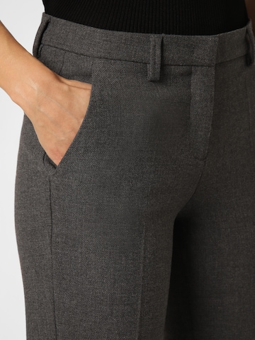 Cambio Regular Pleat-Front Pants 'Krystal' in Grey