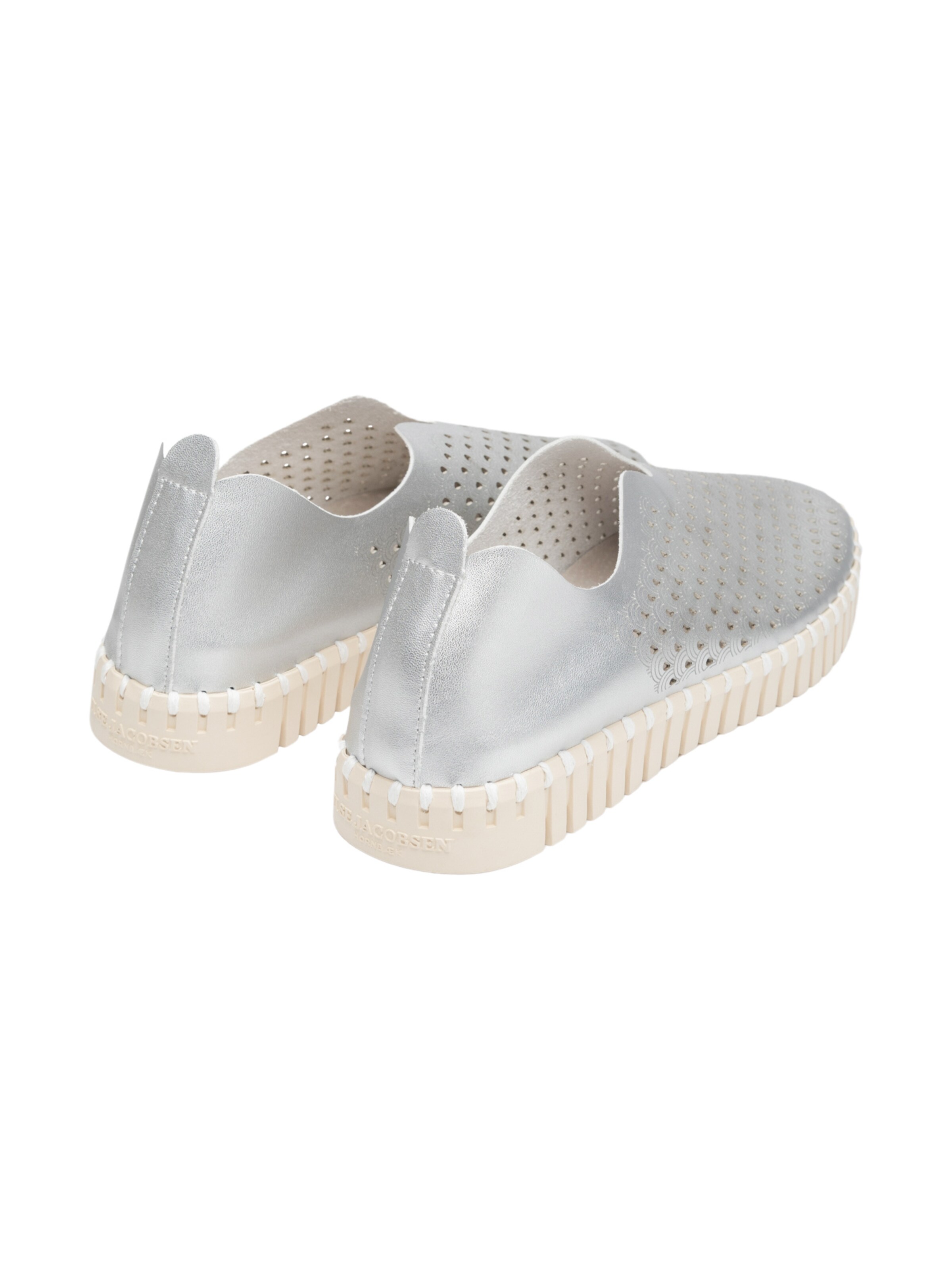 ILSE JACOBSEN Slipper i sølv