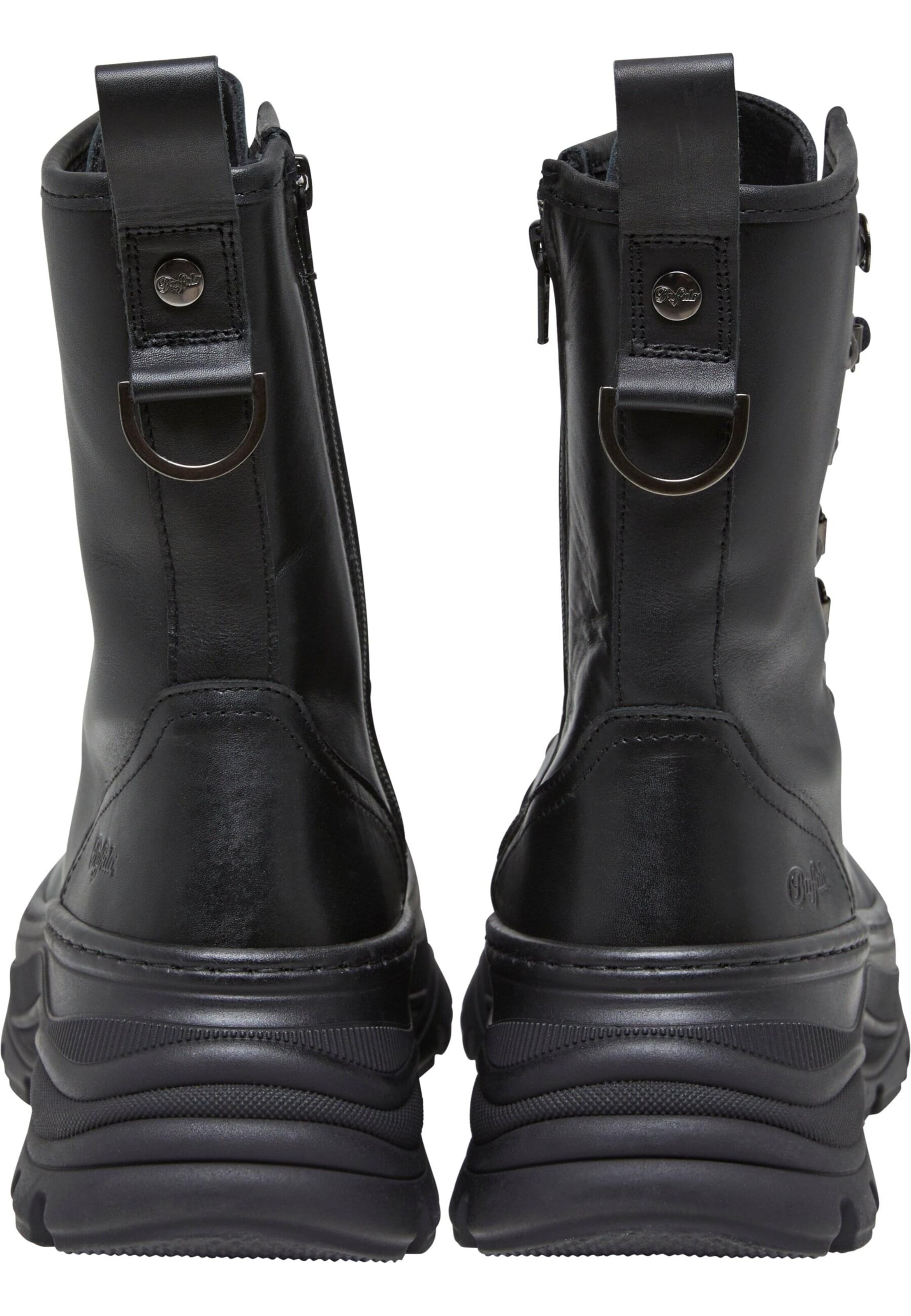 BUFFALO Lace-up bootie in Black