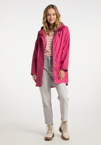 Schmuddelwedda Between-Seasons Coat in Pink