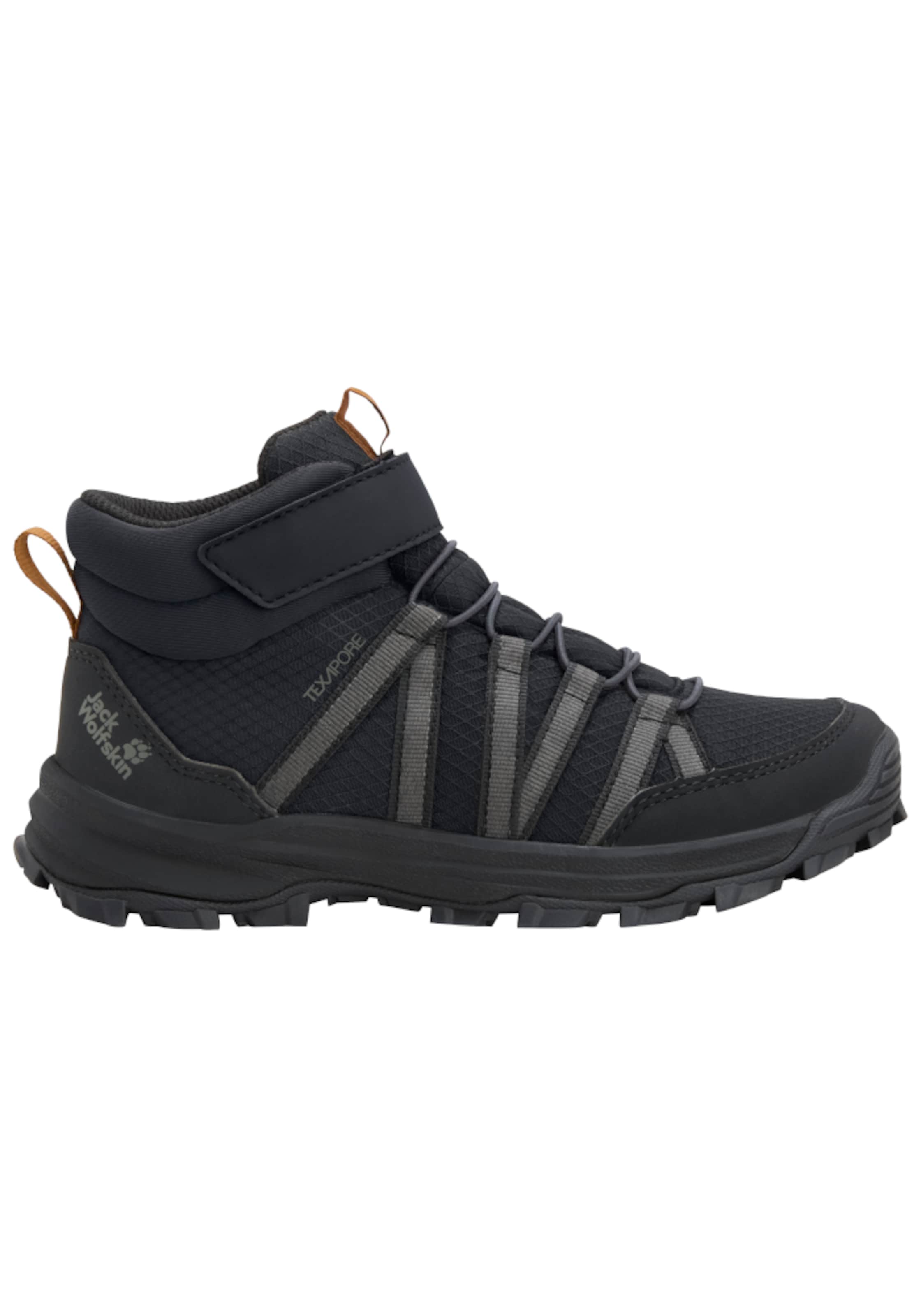 JACK WOLFSKIN Boots in Black: front