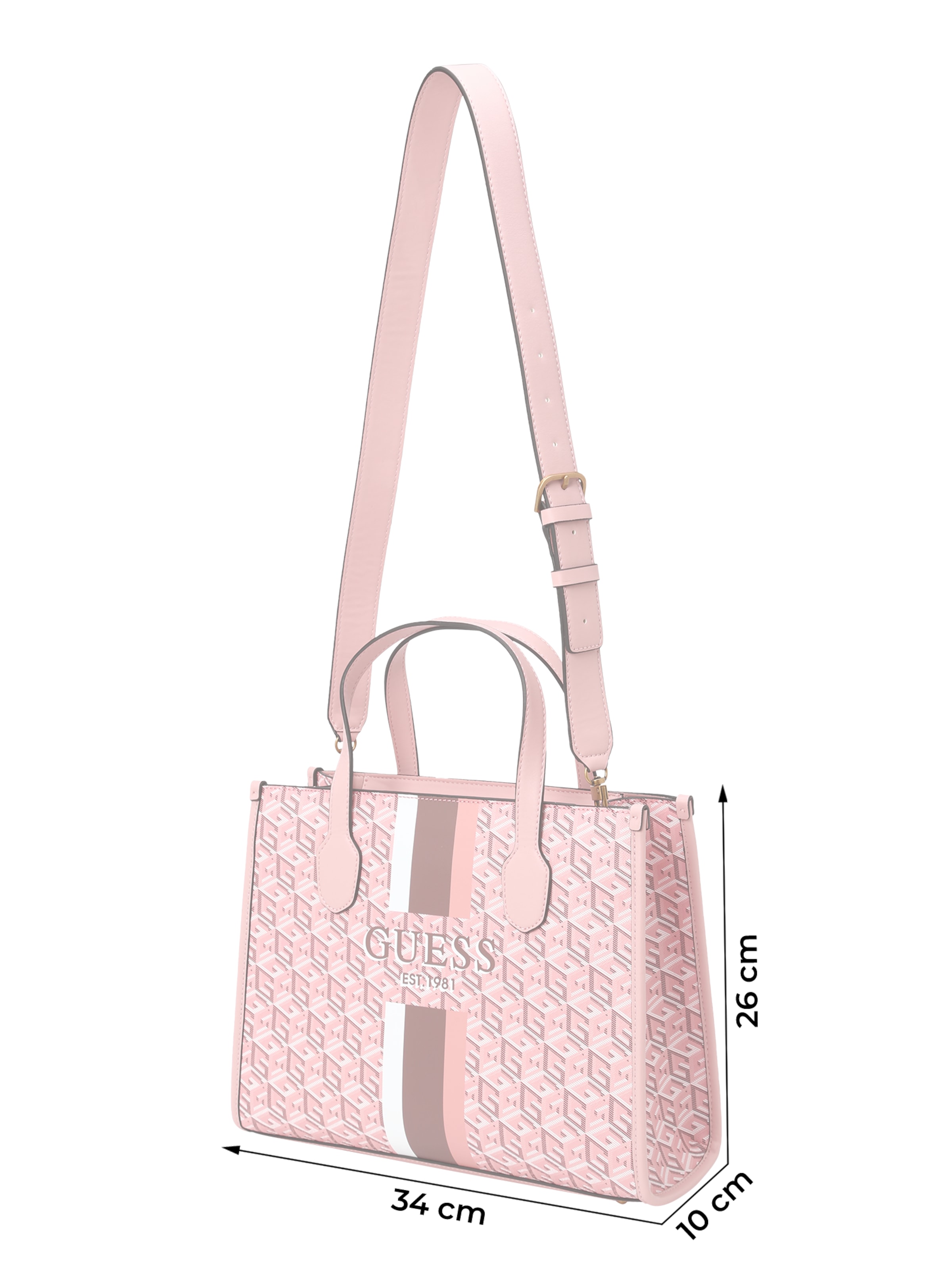 GUESS - Bolso de mano 'Silvana' en rosa