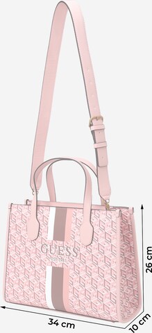 GUESS Handtasche 'Silvana' in Pink