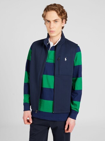 Gilet Polo Ralph Lauren en bleu : devant