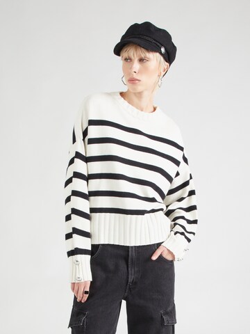 GUESS Sweater 'MIRELLE' in White: front