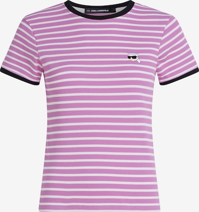 Karl Lagerfeld Majica u bež / ružičasto crvena / crna / bijela, Pregled proizvoda