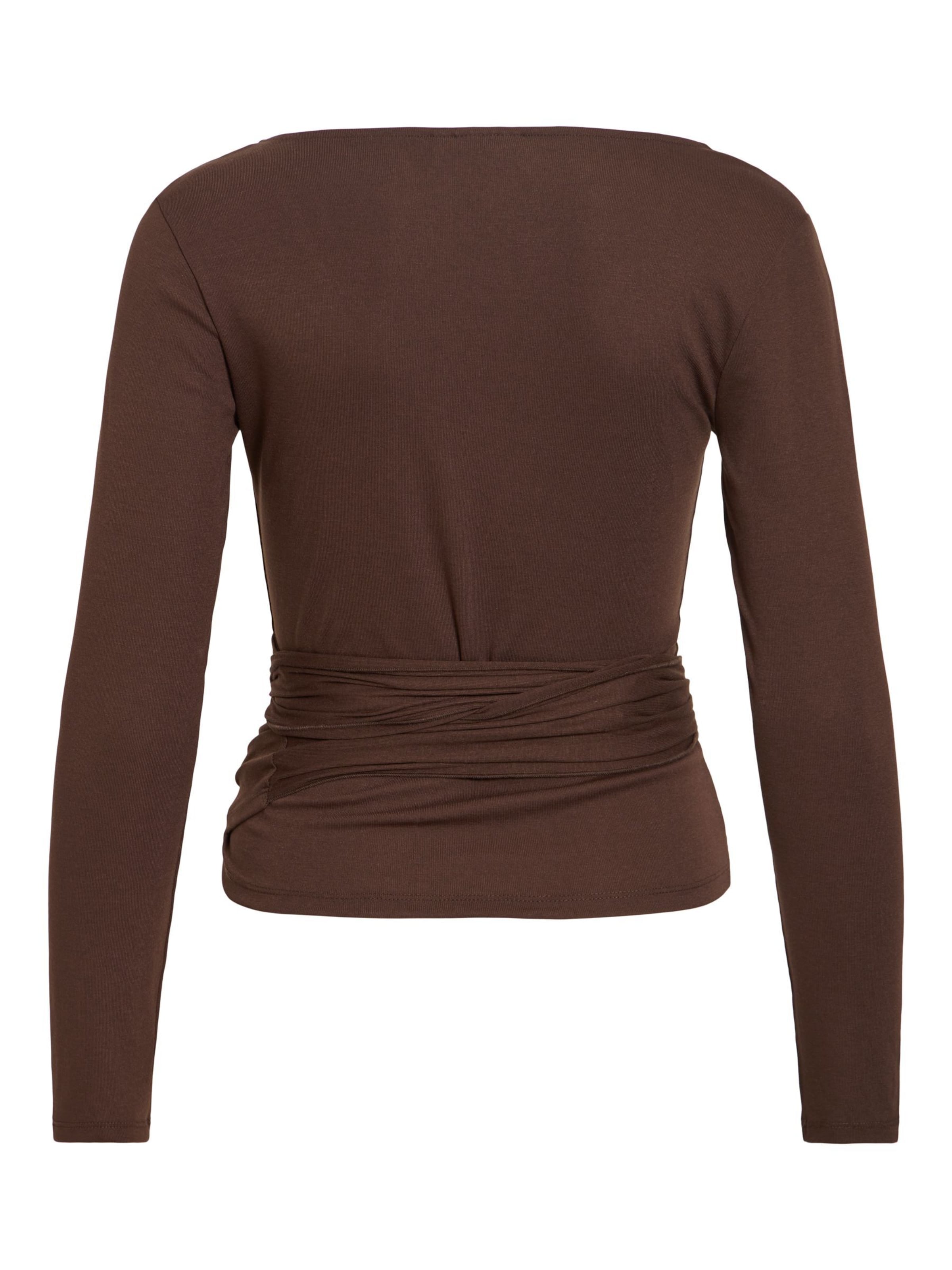 VILA Shirt 'VIGina' in Bruin