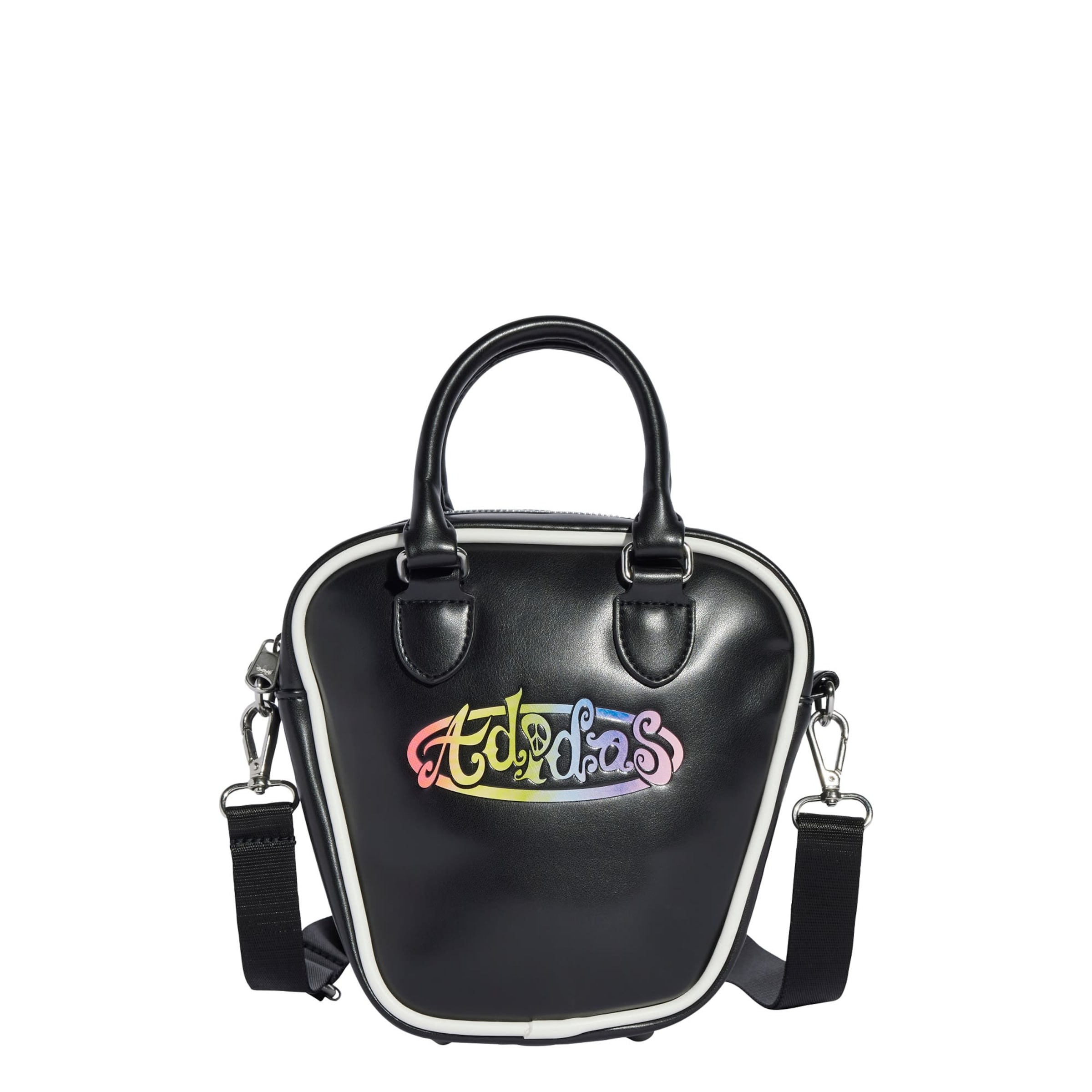 Borsa a mano 'x Jeremy Scott Pride Mini' ADIDAS ORIGINALS di colore lime / lilla / nero / bianco, Visualizzazione prodotti