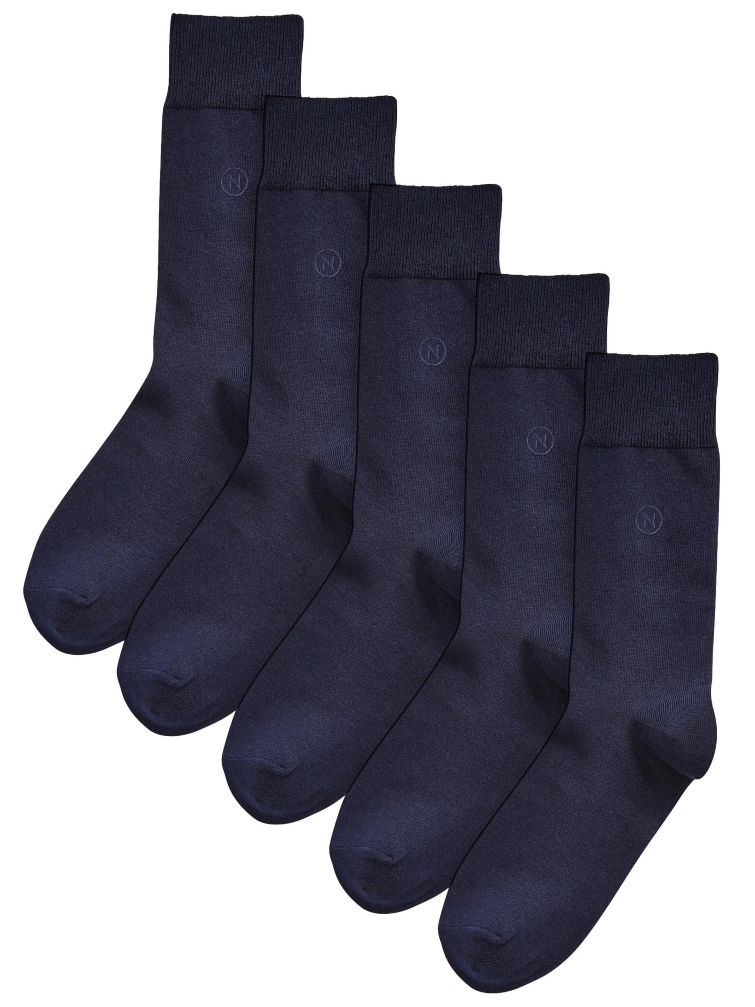Next Socks in Blue: front