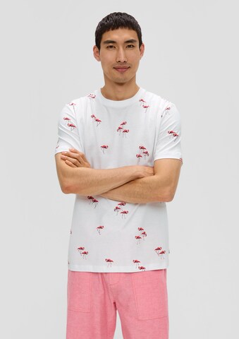 s.Oliver Shirt in Wit: voorkant