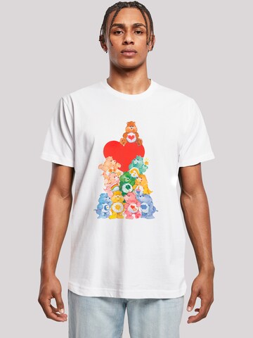 T-Shirt 'Care Bears The Original 10' F4NT4STIC en blanc : devant