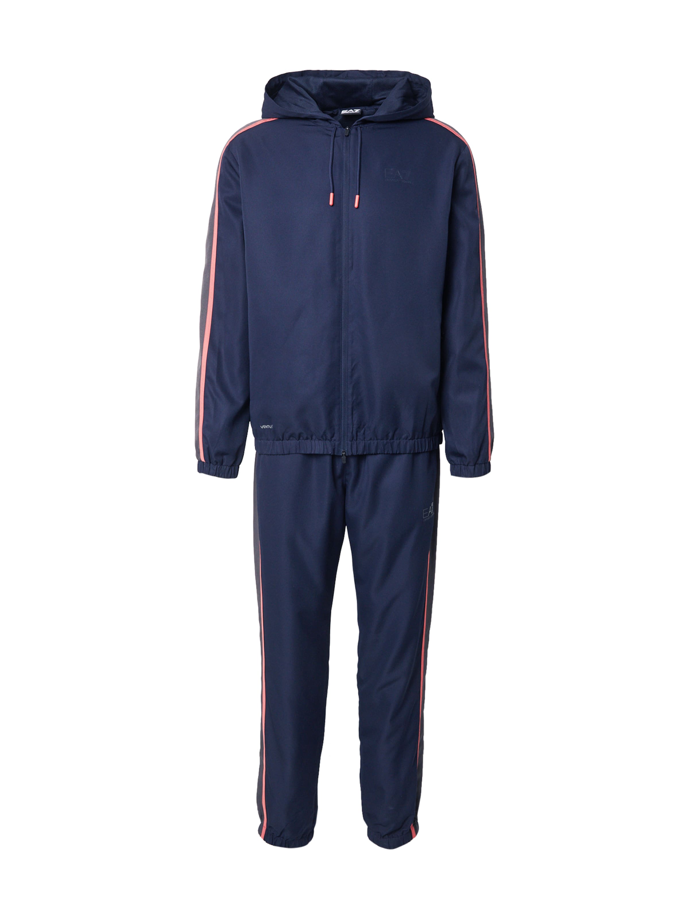 EA7 Emporio Armani Treenipuku värissä sininen: etupuoli