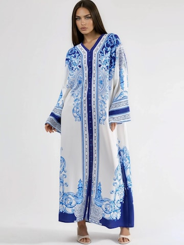 MSN Collection - Vestido em azul: frente