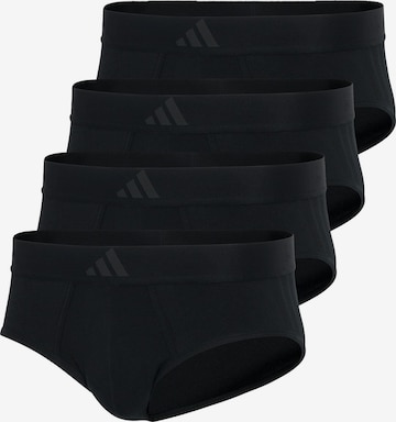 ADIDAS SPORTSWEAR Panty 'Active Flex Cotton 3 Stripes' in Black: front