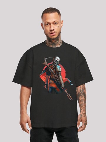 T-Shirt 'Star Wars The Mandalorian Blaster Rifles' F4NT4STIC en noir : devant
