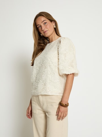 Camicia da donna 'Ingrid' di Peppercorn in beige: frontale