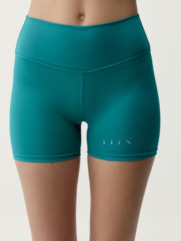 Skinny Pantalon de sport 'Roland' Born en vert