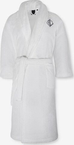 Ralph Lauren Home Long Bathrobe in White: front