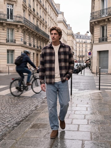 Fit confort Chemise 'JJESOHO OLLIE' JACK & JONES en bleu