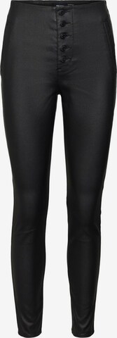 VERO MODA Skinny Jeans 'SANDY' in Zwart: voorkant