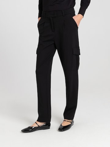 MORE & MORE Regular Pants in Black: front