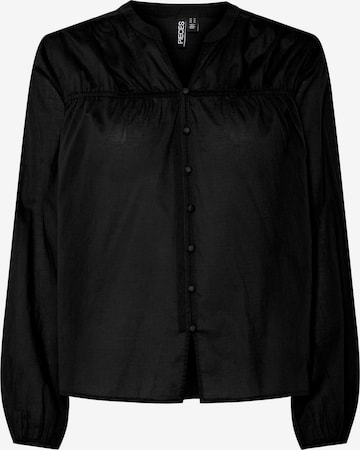 PIECES - Blusa en negro: frente