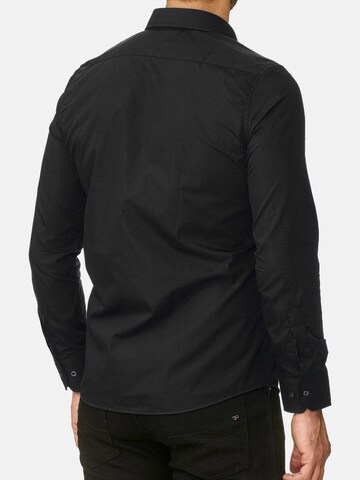 Reslad Slim Fit Hemd 'RS7002' in Schwarz