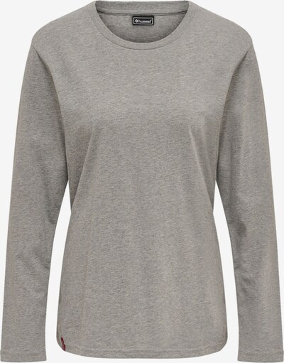 Hummel T-shirt en gris chiné, Vue avec produit