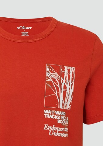 T-Shirt s.Oliver en rouge