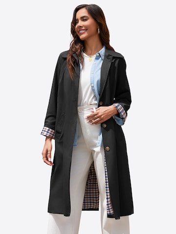 Imily Bela Prechodný kabát - Čierna: predná strana