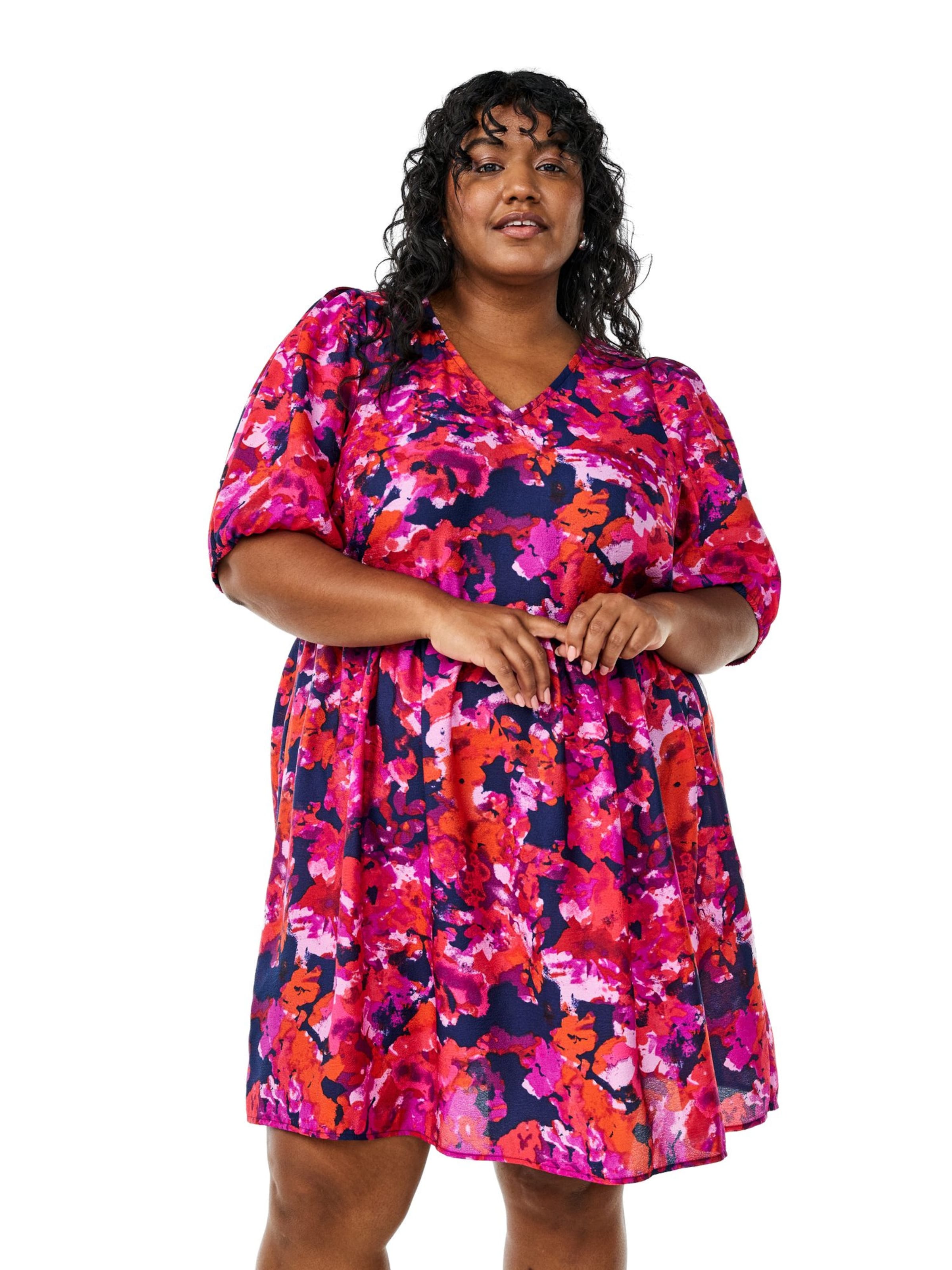 Zizzi Šaty 'Molia' - Ružová: predná strana